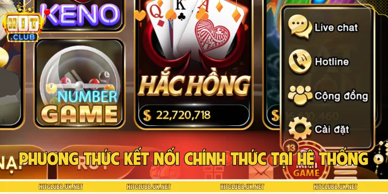 Những hình thức liên hệ đang được cổng game triển khai