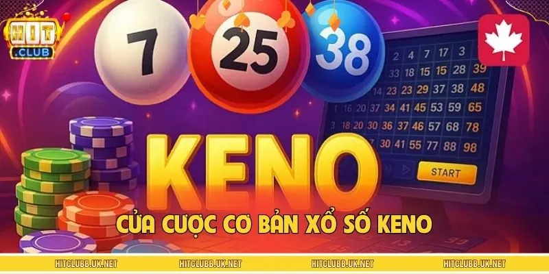 Những cửa cược xổ số Keno cơ bản dành cho người chơi