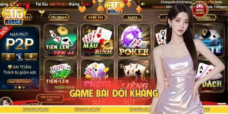 Game bài đối kháng kịch tính luôn thu hút các cao thủ